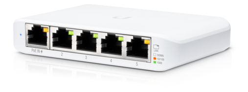 ubiquiti UniFi Compact 5Port Gigabit Desktop Switch 5-pack.
