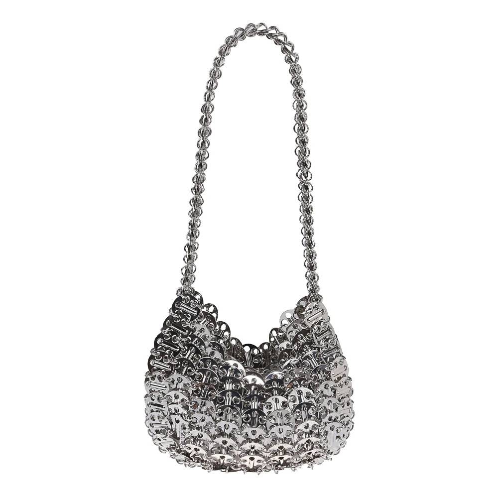 Rabanne 1969 Moon Bag - Tasker - Dame - Grå - ONE SIZE - Uld