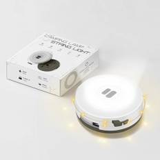 Civikyle 10 m LED ljusslinga utomhus inomhus campinglampa uppladdningsbar väderbeständig för utomhus trädgård balkong markis träd jul fest festival dekoration