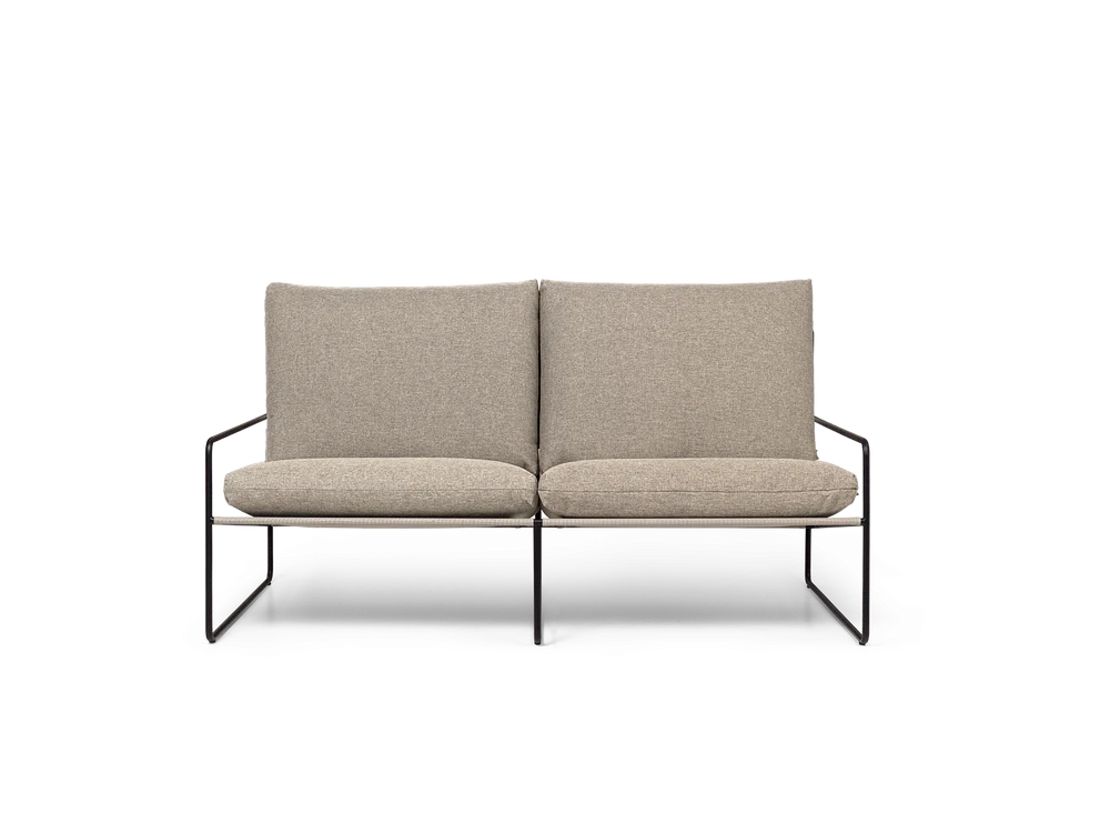 Desert 2-Seater fra Ferm Living Black - Dolce - Dark Sand - Jacobsen Plus
