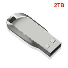 USB 3.0 2TB Flashdrev Pendrive Højhastigheds Datahukommelse Opbevaring Flash Disk Stick db Silver 2TB