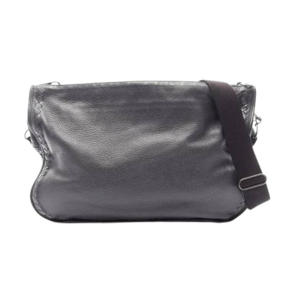Bottega Veneta Vintage Pre-owned Vintage Skuldertaske - Vintage - Herre - Sort - ONE SIZE - Uld