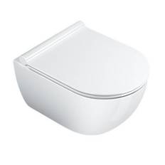 Catalano Sfera 50 kompakt væghængt toilet m/Newflush, rimless og Cataglaze+