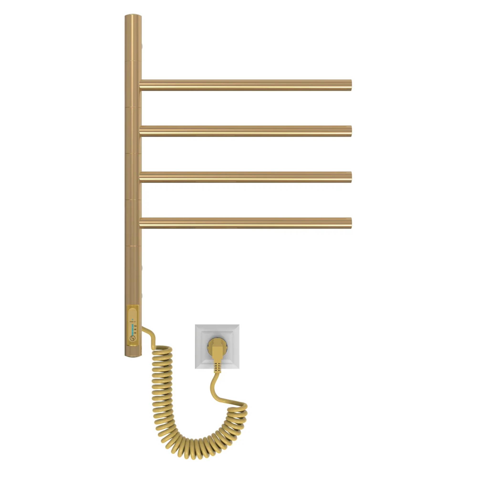 Roterbar El Handdukstork 45 W Balnea Guld Blank