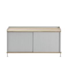 Muuto Enfold Sideboard Low - Oak/Grey