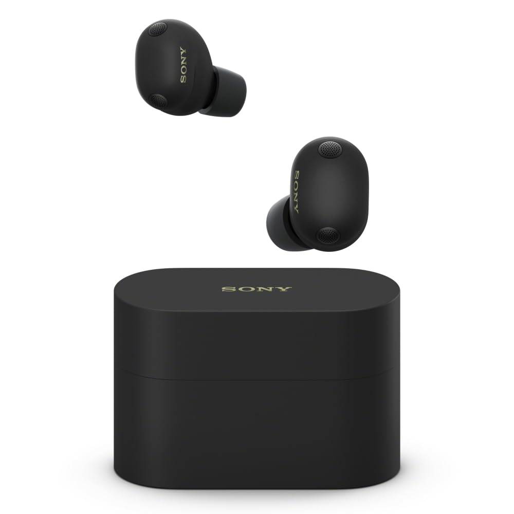 Sony WF-1000XM6 Svart Trådlösa Hörlurar Bluetooth Hi-Res Världsklassig Brusreducering Omgivande Ljudläge Högpresterande Mikrofon Samtalskvalitet LDAC