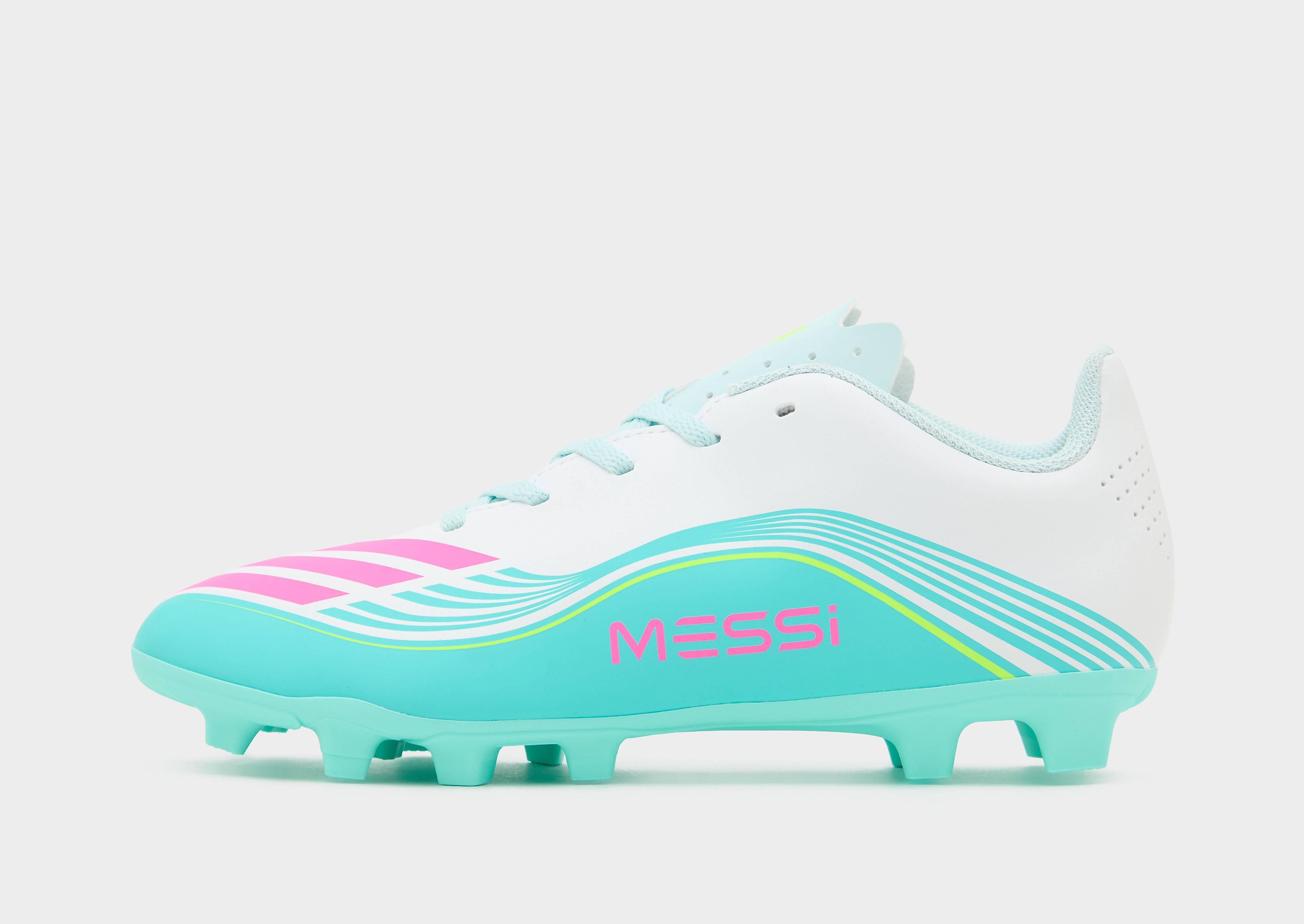 adidas F50 Messi Club FG Junior, Hvid