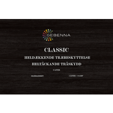 Gebenna Professional: Classic Heltäckande Alkydfärg, Ljusgrå Umbra 5 liter