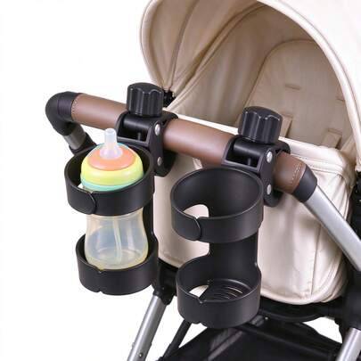 Universal roterande mugghållare för barnvagn, babyvagn, elbil, cykel och bil, multifunktionell vattenfluskhållare tillbehör - Multifärgad (En-Storlek)