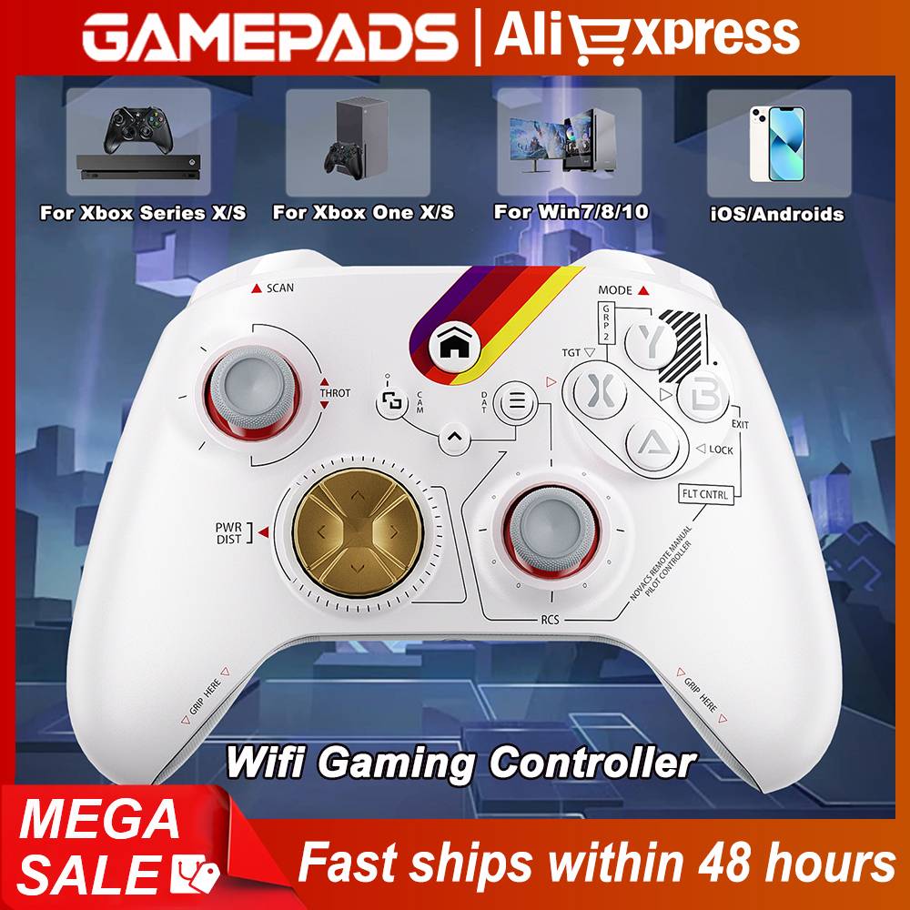 Wifi Controller For Xbox One Series X/S Pc Gaming Gamepad Control Xbox One 6-Axis Gyro Sensor Dual Vibration Hall Effect