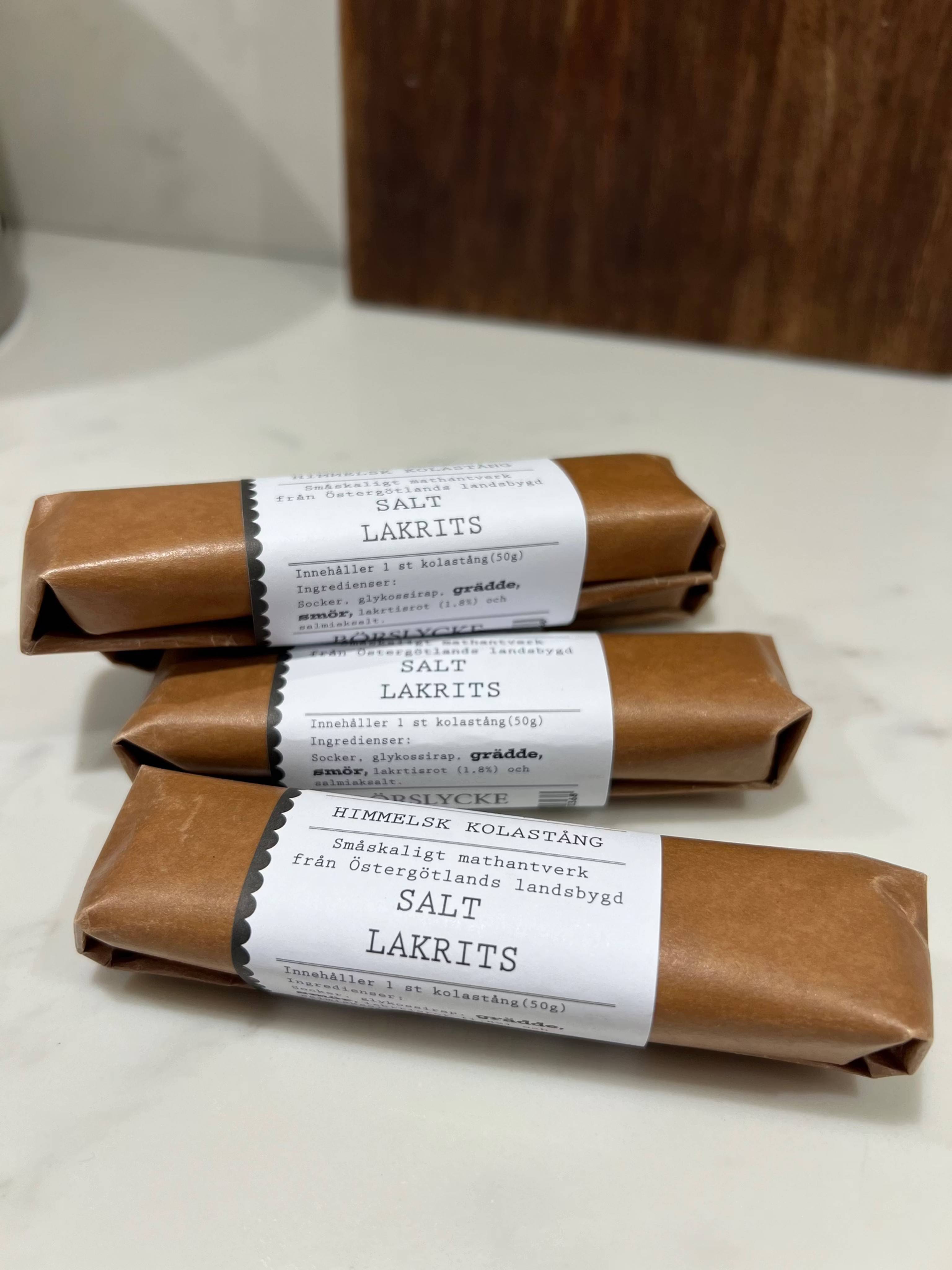Himmelsk kolastång Salt lakrits