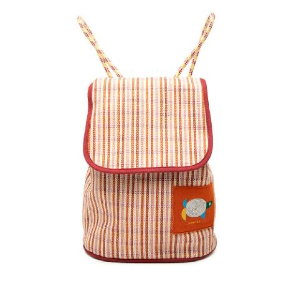 Hermès Vintage Pre-owned Broderet Bomuld Rygsæk - Vintage - unisex - Orange - ONE SIZE - Bomuld