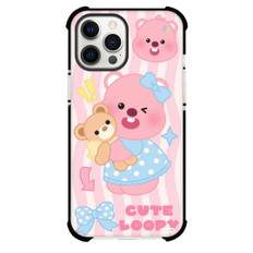 Zanmang Loopy Phone Case For iPhone Samsung Galaxy Pixel OnePlus Vivo Xiaomi Asus Sony Motorola Nokia - Zanmang Loopy Hugging Teddy Bear Cute Loopy