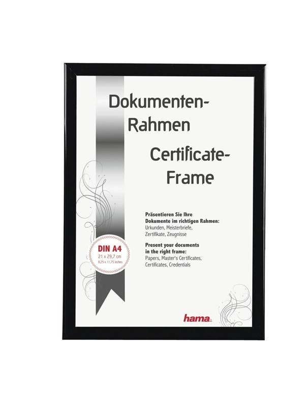 Hama "Madrid" Plastic Frame black 21 x 29.7 cm DIN A4