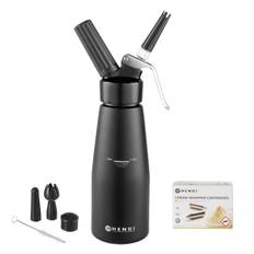 Kitchen Line gräddsifon 0,5 liter svart med 10 patroner