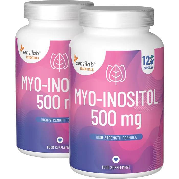 Essentials Myo-inositol 500 mg, hög dos - veganskt, 240 kapslar