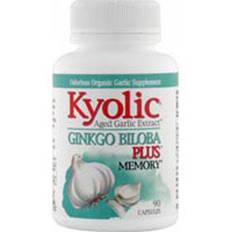 Kyolic, Ginkgo Biloba Plus with A.G.E. & S.G.E., 40 MG, 90 Caps