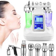 LENJKYYO Aquafacial apparat hydrofacial apparat professionell, 6-i-1 Bio RF Hydra Aqua Facial Enhetsmaskin, Dermabrasion Skönhet Peel Maskinvård Huddjuprengöring