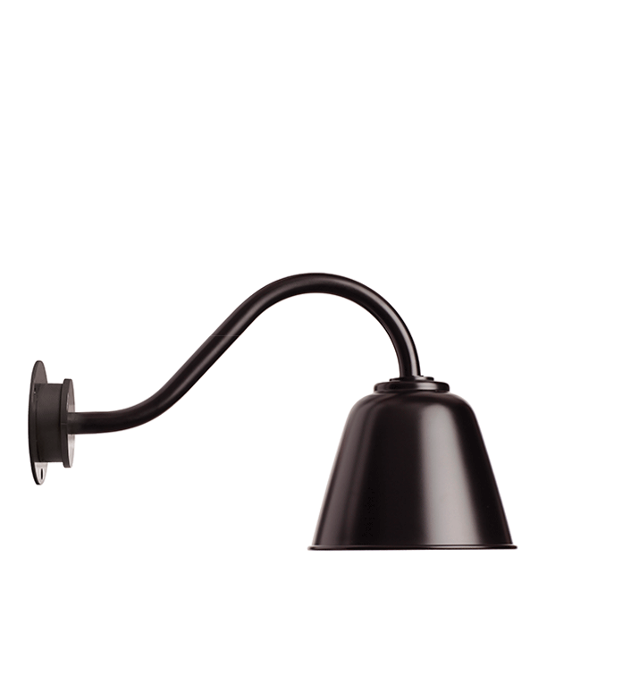 Bell Short Væglampe, Black - Eleanor Home.