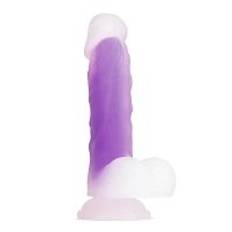 So Divine Glorious 7 Inch Real Skin Feel Purple Dildo