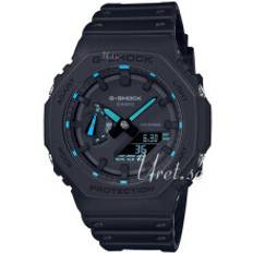Casio GA-2100-1A2ER G-Shock Sort/Resinplast Ø45.4 mm