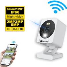 Wistino 3K 2024 indoor cctv wifi security cameras multi-function 120 degree wide angle wifi camera