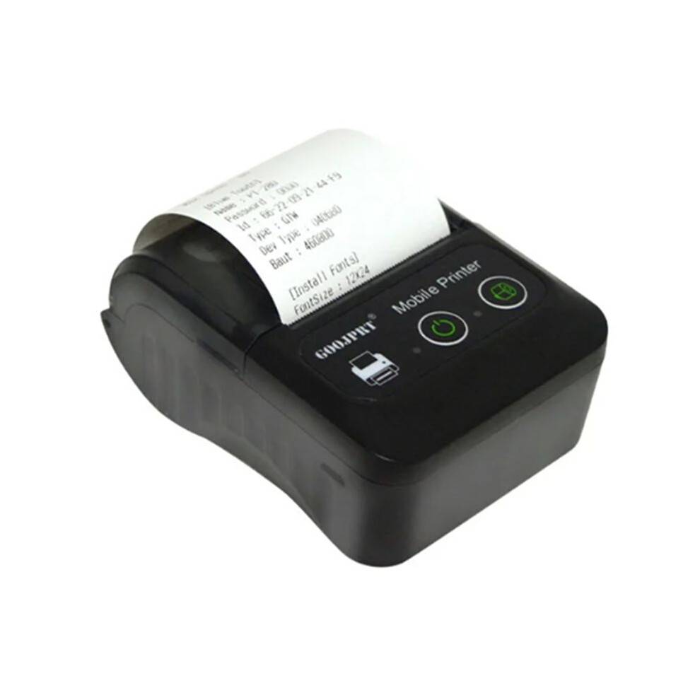 GOOJPRT Portable Thermal Receipt Compatible with Mutil-Ple System for POS Machine to Print Bill Printer EU Plug
