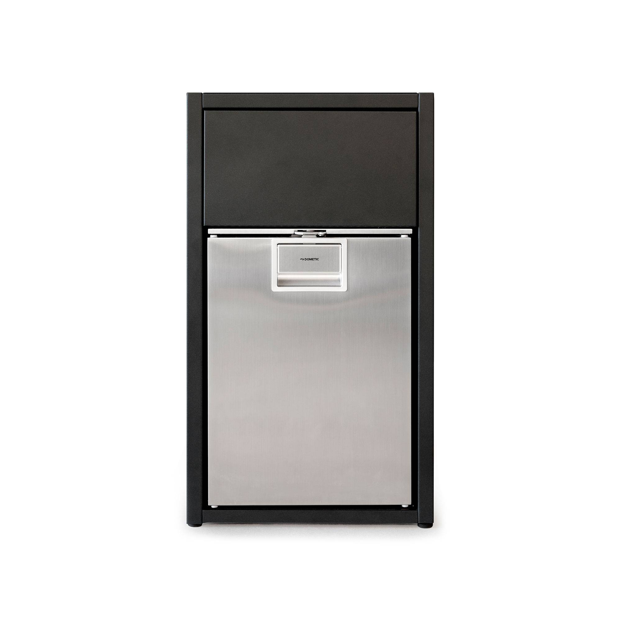 Röshults - Open Kitchen Cabinet Fridge, Anthracite, Stainless Steel - Udendørs køkkener - Broberg & Ridderstråle
