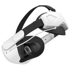 Oculus Meta/Quest 2 hovedrem med batteripakke, justerbar Elite-rem 5000mAh hurtigopladning forlænger 3 timer i VR-spilletid, Quest 2 hoved Elite-rem A