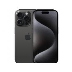 Apple iPhone 15 Pro , 15,5 cm (6.1), 2556 x 1179 pixlar, 256 GB, 48 MP, iOS 17, Titan, Svart