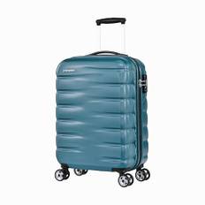 Probeetle av Eminent Voyager VII hårt bagage superlätt repskyddande hårt skal 4 tysta rullar TSA-lås, bensin, S (55cm - 40 L), resväska