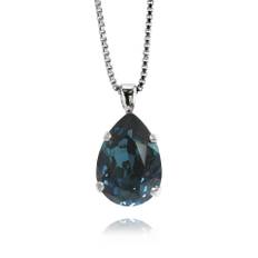Caroline Svedbom Halsband Mini Drop Montana (Rhodium)