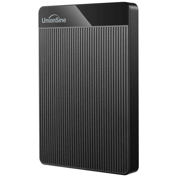 External Hard Drive - UNIONSINE - HD2510 - 750GB - USB 3.0 - Portable 2.5'' Black