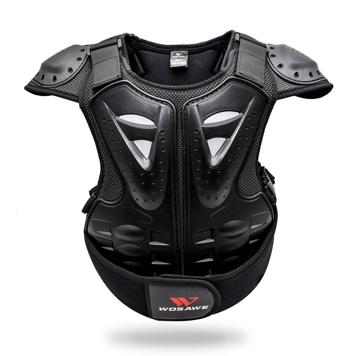 Wosawe motorcykel barn rustning skydd set 5-13 ålder barn skateboard snowboard skidor rullsporter helkroppsskydd
