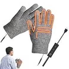 Heated Winter Gloves, Electric Hand Warmers, Winter Gloves for Outdoors, Touch Screen Gloves for Winter, Cycling Warm Gloves, Skiing Gloves with Heating, Electric Heated Gloves for Men, Termisk Glove