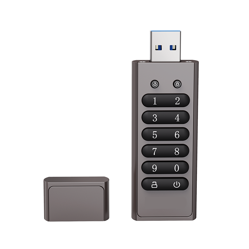 Encryption Keyboard USB Flash Drive Digital encrypted storage Zinc Alloy 8GB 16GB 32GB 64GB 128GB 256GB