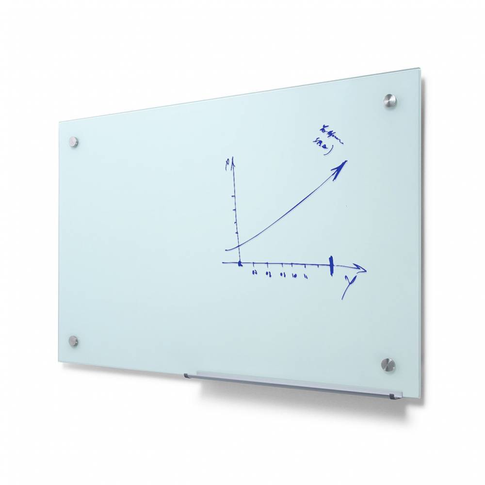 Whiteboardtavla i härdat glas - 90x60 cm