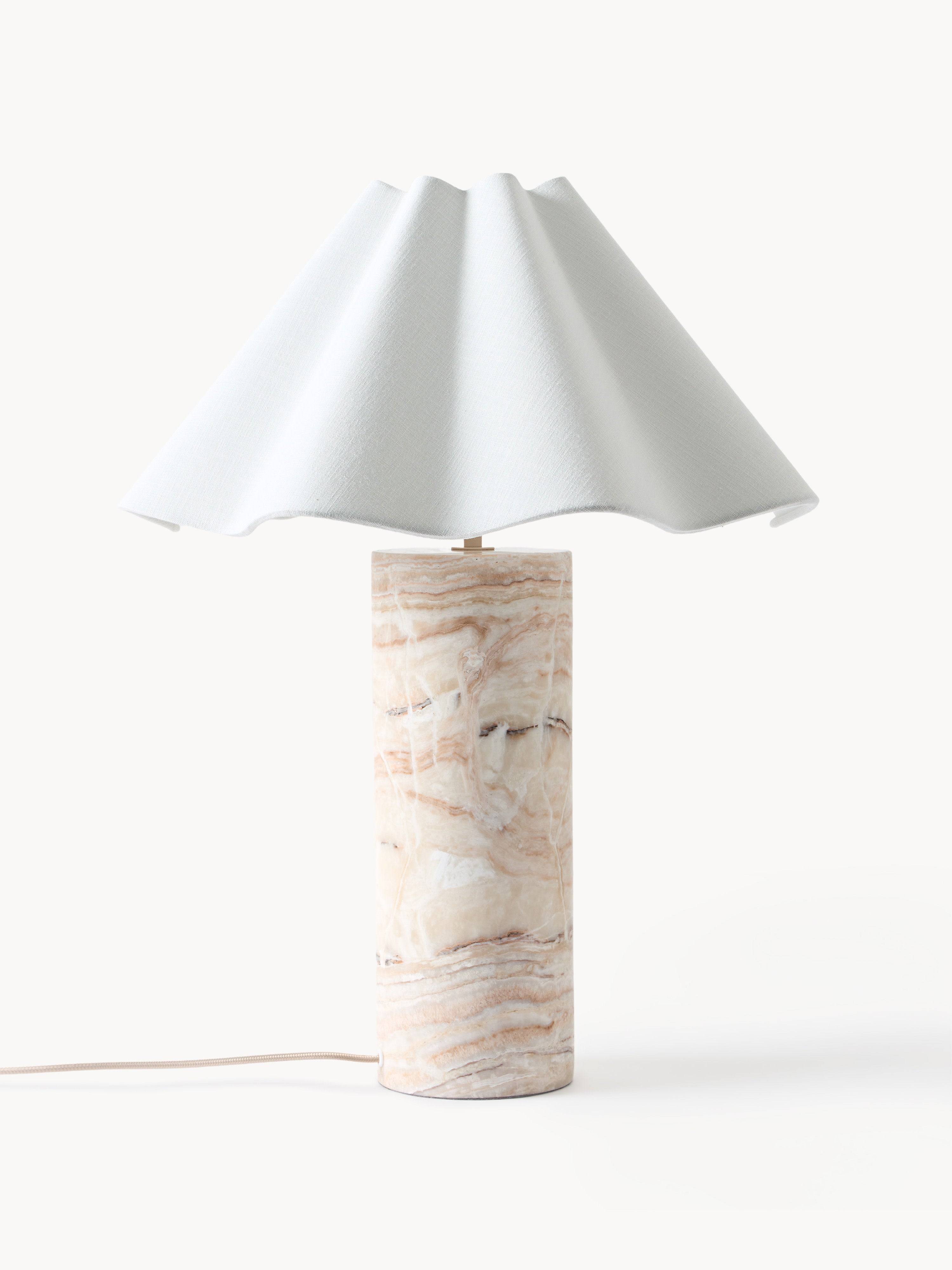 Dæmpbar LED bordlampe Arya med marmorbase