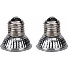 2 st 25w 50w 75w uva uvbreptile lampa lampa reptil sköldpadda uppvärmningslampa ljus fullspektrum solljus husdjurstillbehör - 25 watt