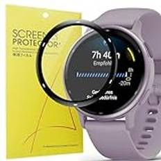 Blueshaweu skyddsfolie kompatibel med Garmin vivoactive 5, HD klar flexibel TPU skärmskydd [3 stycken] för Garmin vivoactive 5 Smartwatch (svart)