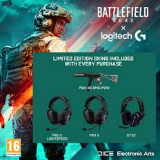 Logitech - G733 LIGHTSPEED Headset - BLACK +Battlefield PC SKIN bundle - Fri fragt og klar til levering - Prismatch - Sort