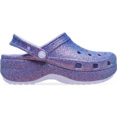 Crocs Platform Irid Glitter Clog PrM Kvinde Purple Moon Flade Sandaler Str 38/39 - hos Magasin