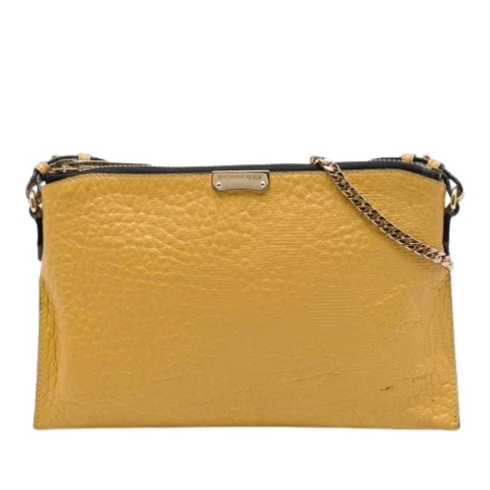 Burberry Vintage Pre-owned Crossbody Bag - Vintage - Dame - Gul - ONE SIZE - Uld