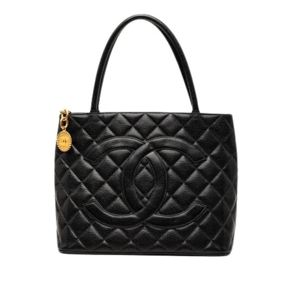 Chanel Vintage - Pre-owned Quilted Caviar Leather Tote Vintage - Dam - ONE Size - Läder