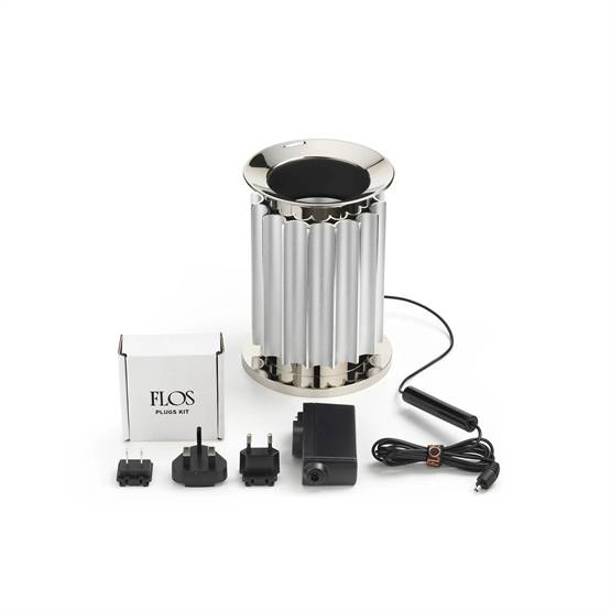 Reservedel: Flos TACCIA SMALL LED base EU/UL/GB, anodiseret sølv
