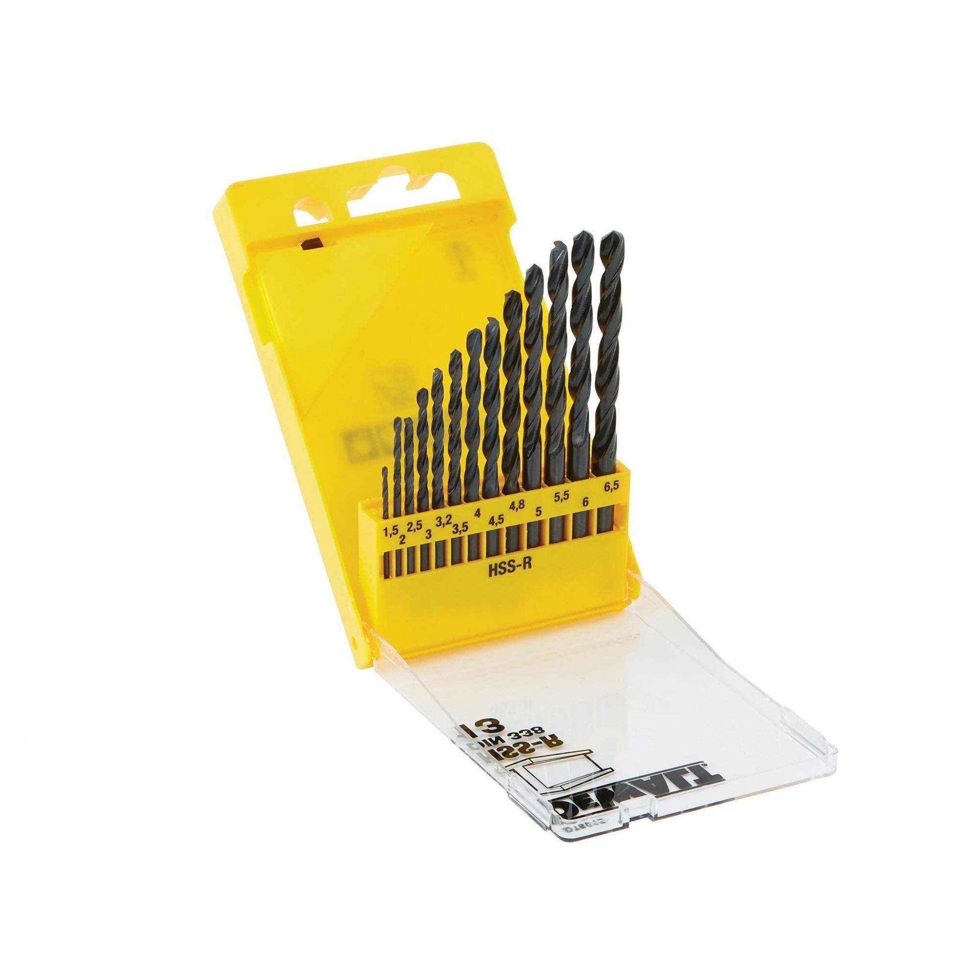 Dewalt Power Tools Hss-r Jobber Drill Bit Set 13 Piece:
