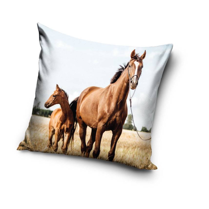 Horses Loyal Hearts kuddfodral 40x40 cm