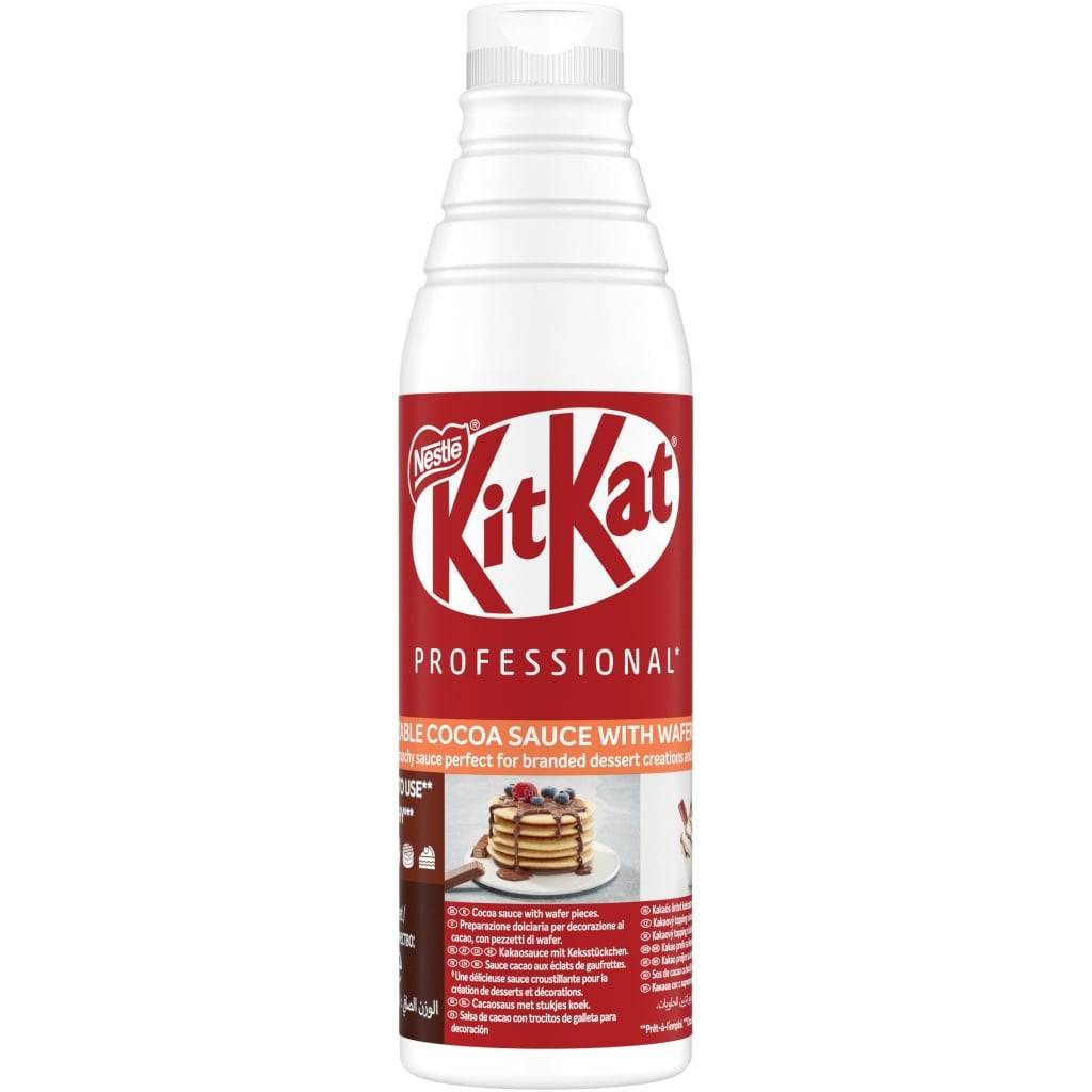 KITKAT® Sauce med Kexbitar – Lyxig Chokladtopping (1 kg)