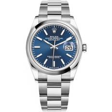 Rolex Damklocka 126200-0006 Datejust 36 Blå/Stål Ø36 mm