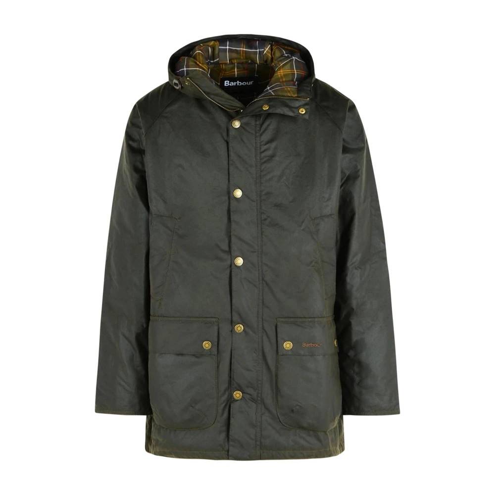 Barbour Bedale Waxed Parka - Frakker - Herre - Grøn - S - Bomuld